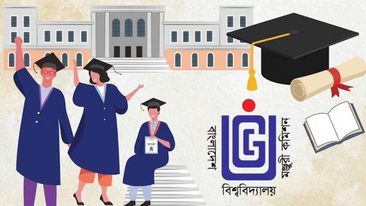 প্রতীকী ছবি ও ইউজিসি লোগো