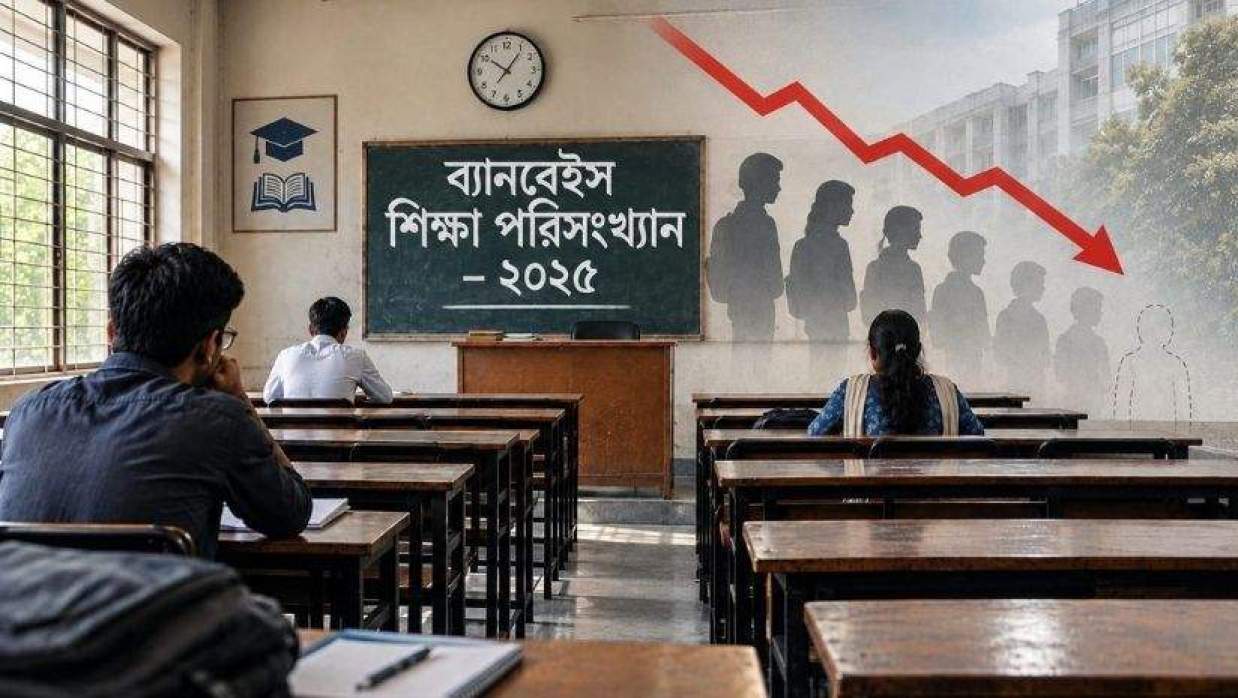 দেশে এক বছরে শিক্ষার্থী কমেছে সাড়ে ৯ লাখ