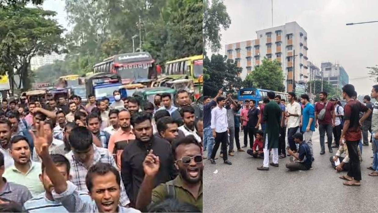 চাকরিপ্রার্থীদের বিক্ষোভ