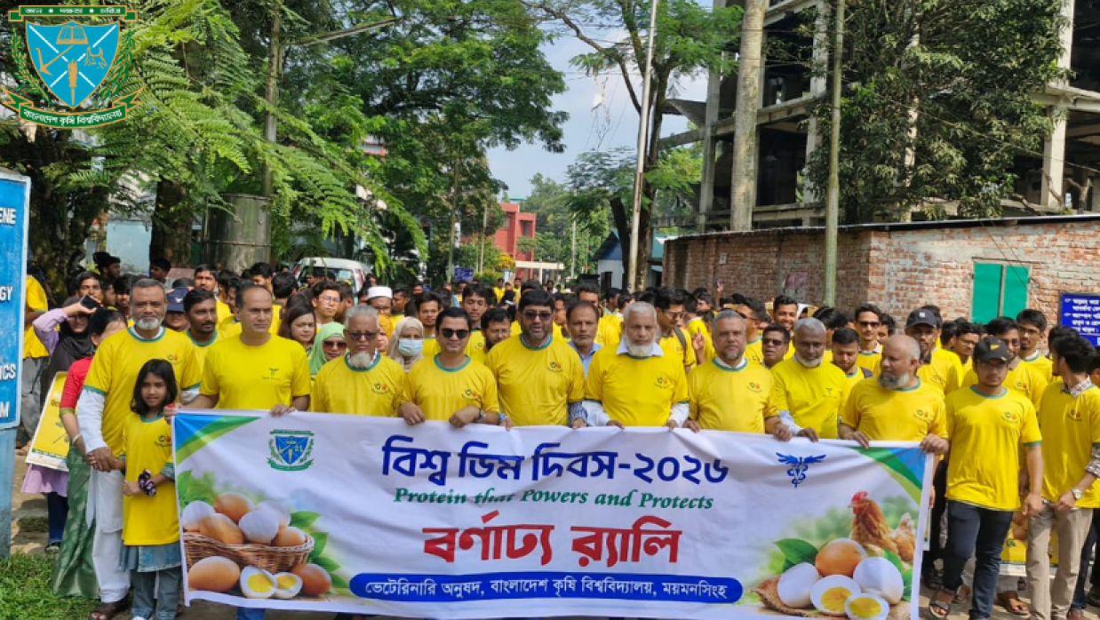 বিশ্ব ডিম দিবস উপলক্ষে বর্ণাঢ্য র‍্যালি