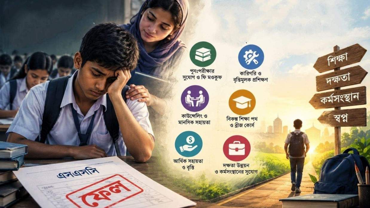 অনুত্তীর্ণ শিক্ষার্থীর দায় কি শুধু তারই?