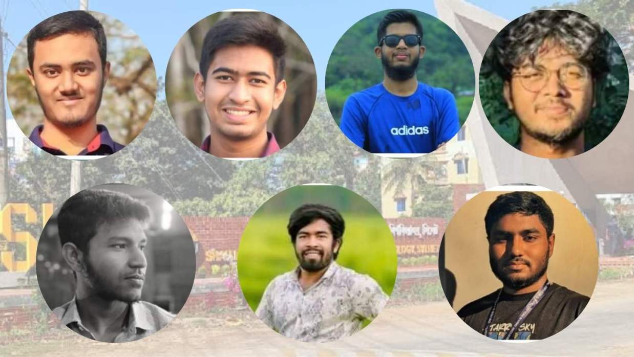 প্রাণ হারানো সাত শিক্ষার্থী