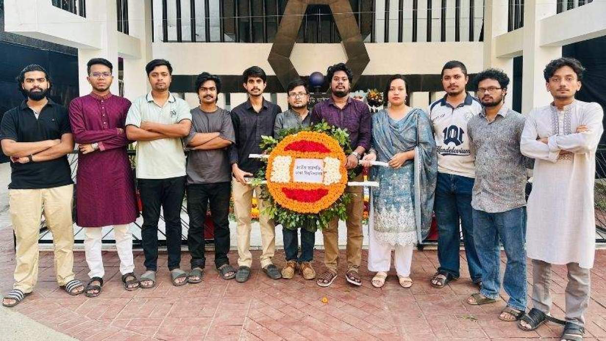  জগন্নাথ হল ট্র্যাজেডিতে নিহতের প্রতি শ্রদ্ধা নিবেদন 