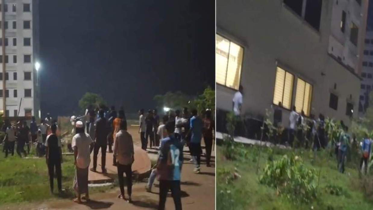 খেলার মাঠে কথা কাটাকাটিকে কেন্দ্র করে শিক্ষার্থীদের দুই গ্রুপের সংঘর্ষ