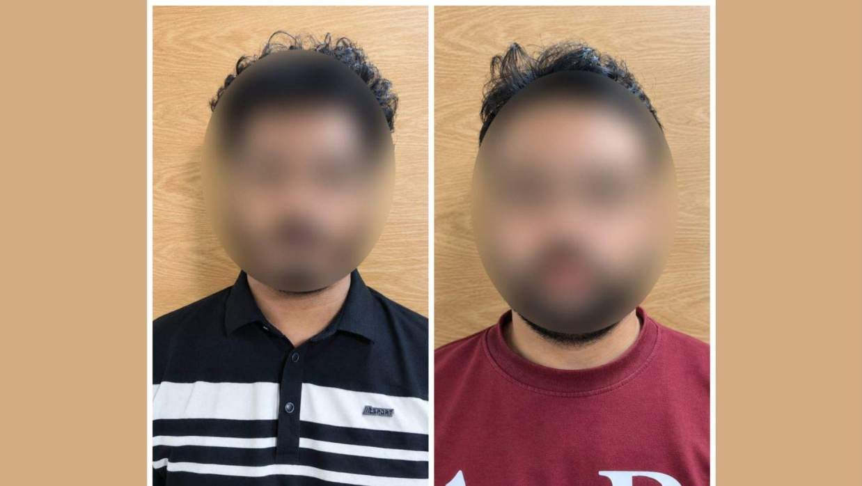 গ্রেপ্তার হওয়া দুই ব্যক্তি