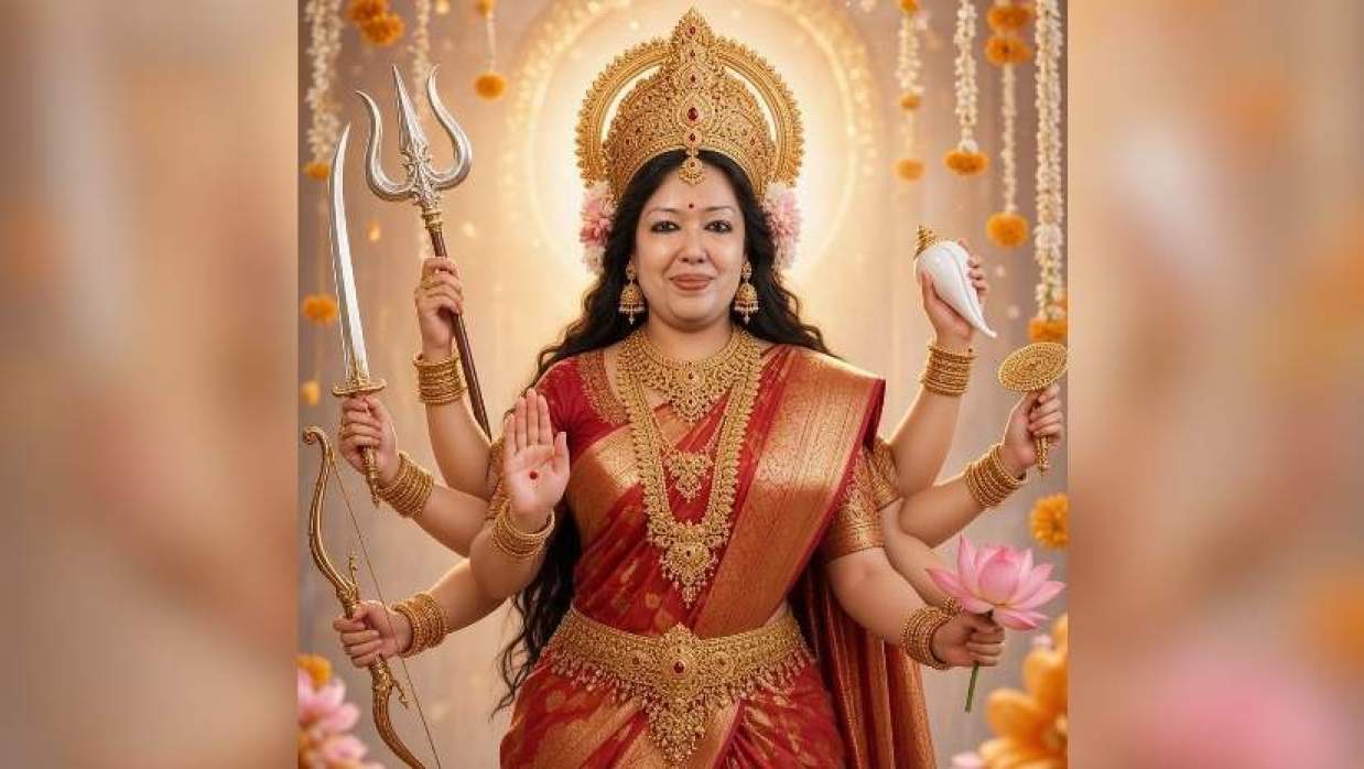 এআইনির্মিত ছবিটি রুমিন ফারহানা নিজেও শেয়ার করেছেন