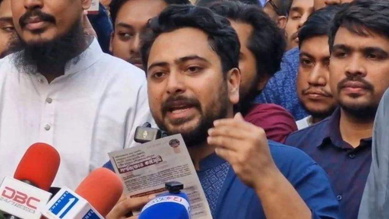 এনসিপি আহ্বায়ক নাহিদ ইসলাম 