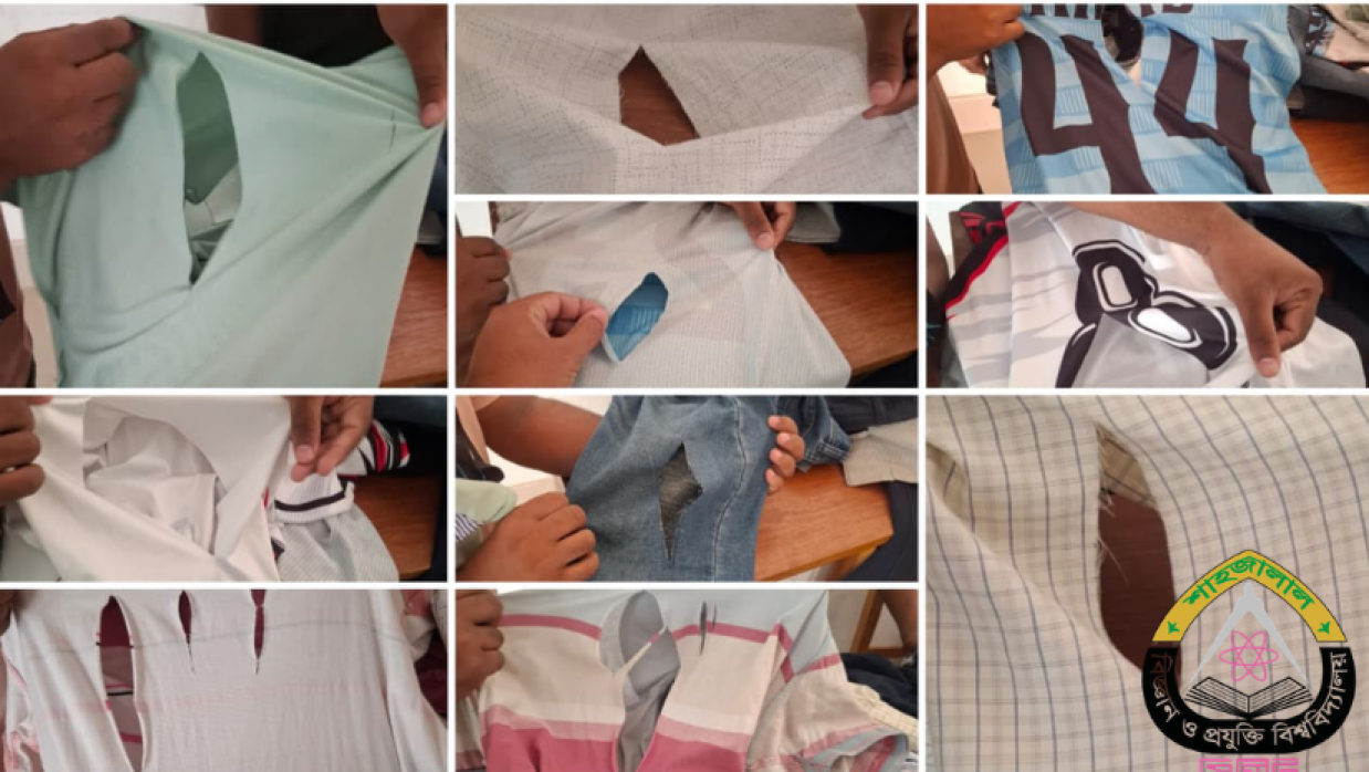 শিক্ষার্থীদের ব্যবহৃত কাপড়