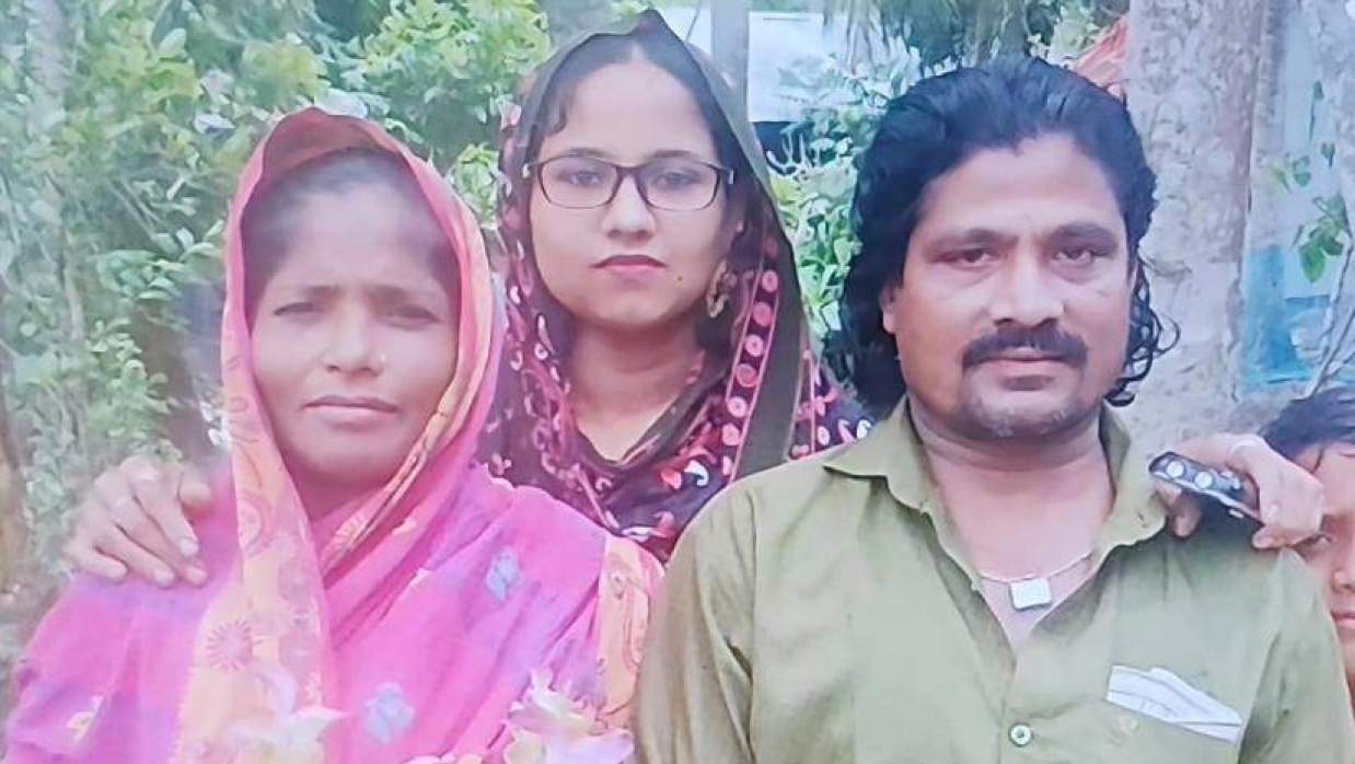 প্রথম স্ত্রী ও মেয়ের সঙ্গে নিহত আলম ফকির