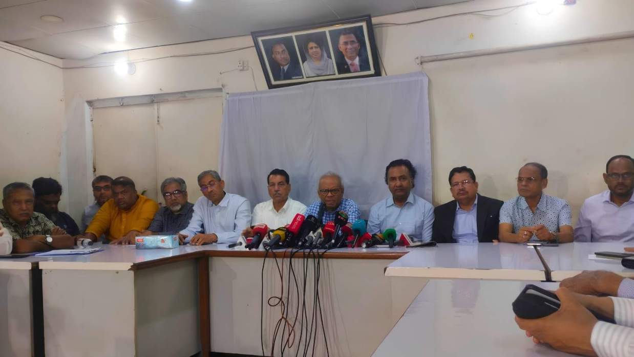 কর্মসূচি উপলক্ষে দলীয় কার্যালয়ে সংবাদ সম্মেলন