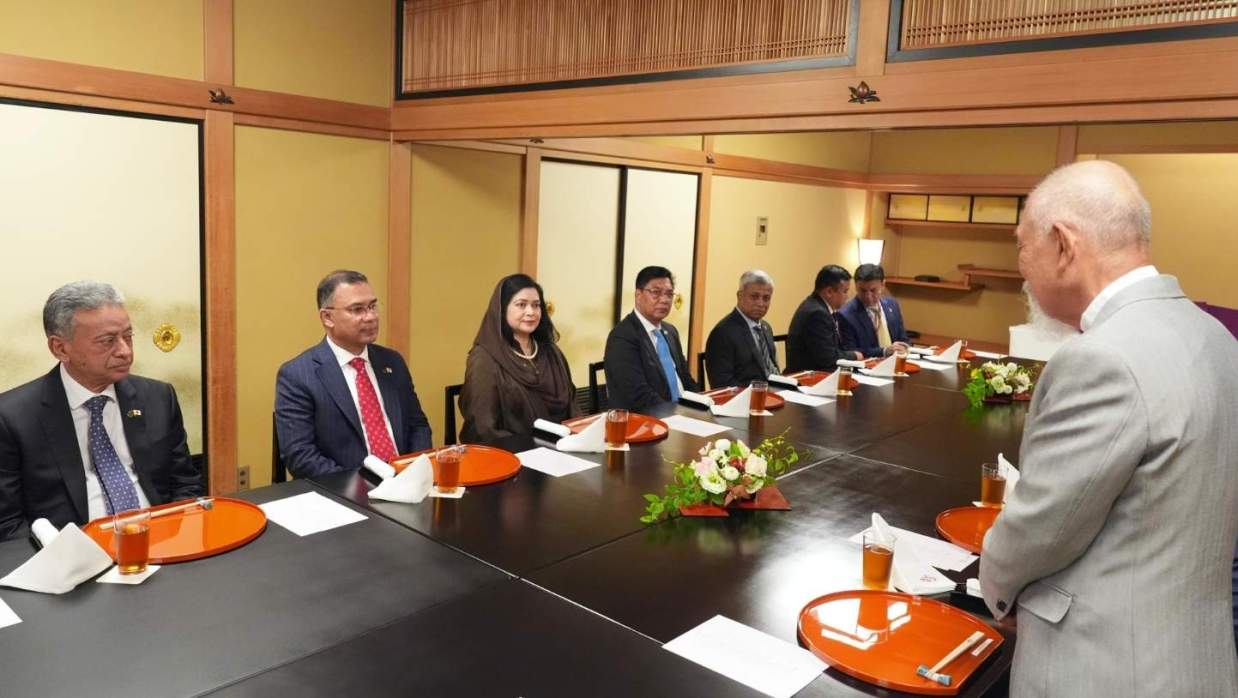 জাপানে ইয়োহেই সাসাকাওয়ার নৈশভোজে প্রধানমন্ত্রী