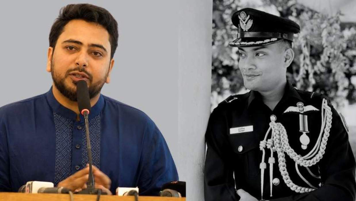 এনসিপির আহবায়ক ও বিরোধীদলীয় চিফ হুইপ নাহিদ ইসলাম এবং কে এম তাহসিফ সাউরি