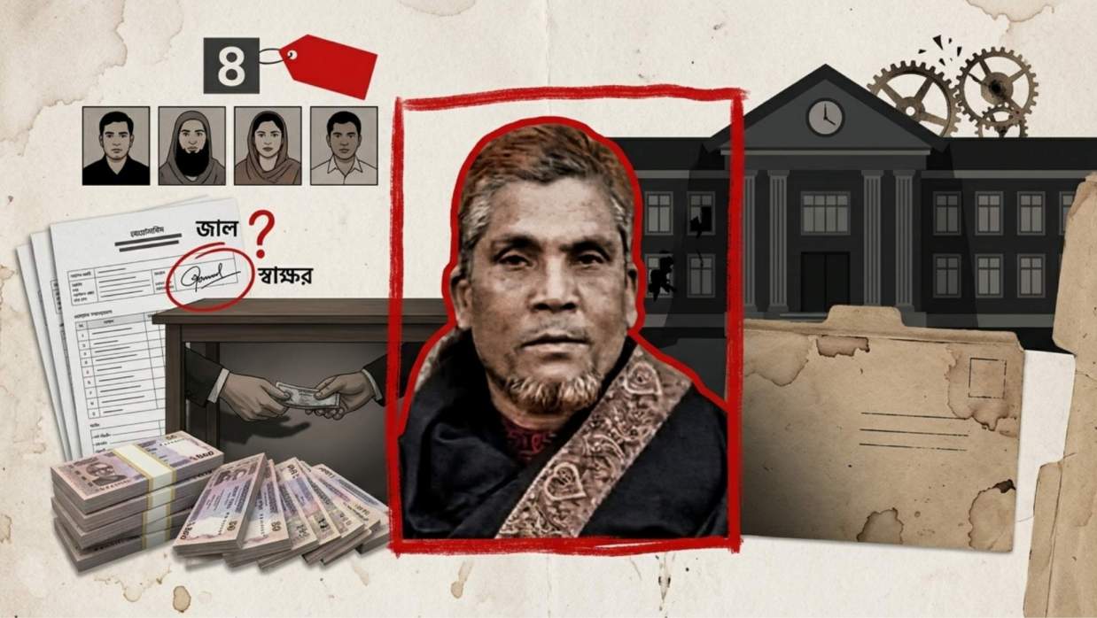অভিযুক্ত প্রধান শিক্ষক মহিউদ্দিন আলমগীর