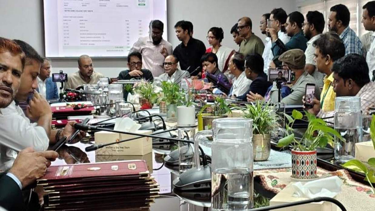 সচিবালয়ে এইচএসসির ফল প্রকাশ অনুষ্ঠান