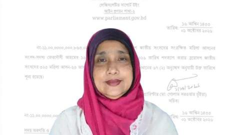মিষ্টির আসন শূন্য ঘোষণা