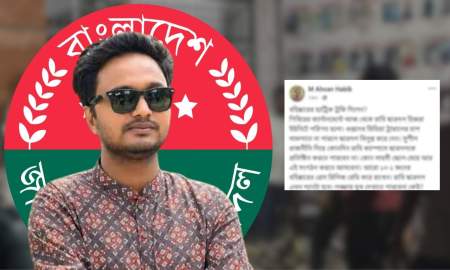 চতুর্থবার বহিষ্কারের পর রাবি ছাত্রদলকে ‘হিজড়া ইউনিট’ আখ্যা দিলেন আহসান হাবিব