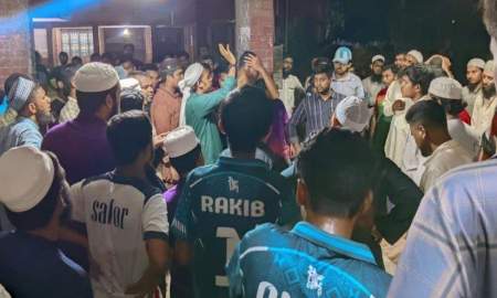 মহানবীকে নিয়ে কটূক্তির প্রতিবাদে জাবিতে বিক্ষোভ, চার দফা দাবি ‎