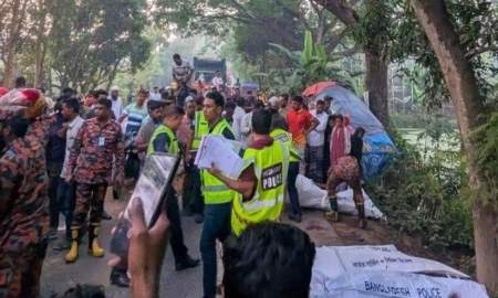 নাটোরে ভয়াবহ সড়ক দুর্ঘটনায় নিহত বেড়ে ১৪