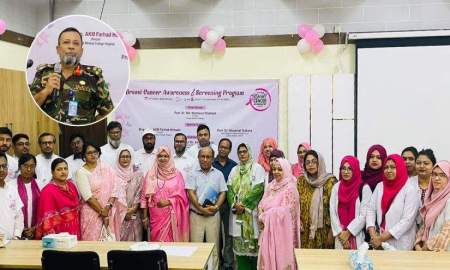 স্তন ক্যান্সার নিয়ন্ত্রণে প্রতিরোধ ও সামাজিক সচেতনতার বিকল্প নেই: ঢামেক পরিচালক