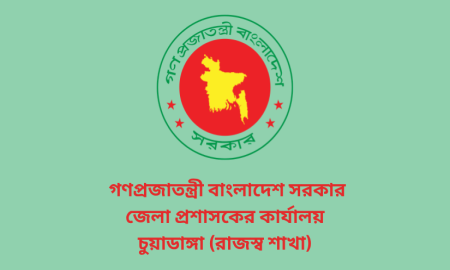 চুয়াডাঙ্গা জেলা প্রশাসকের কার্যালয়ে জনবল নিয়োগ, বেতন ৯ম পে-স্কেলে