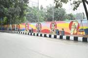শিল্পকলার সামনে পশ্চিমবঙ্গের লেখক-চলচ্চিত্রকারদের ছবি, উপেক…