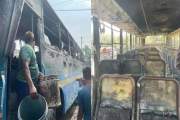 জগন্নাথ বিশ্ববিদ্যালয়ের বাসে আগুন