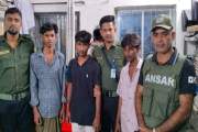 ঝালকাঠিতে ইয়াবাসহ তিন যুবক আটক, ৬ মাসের কারাদণ্ড