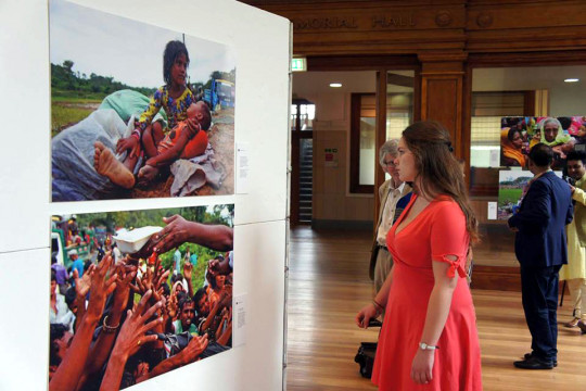 যুক্তরাজ্যের এজ হিল ইউনিভার্সিটিতে রোহিঙ্গা বিষয়ক আলোকচিত্র প্রদর্শনী শুরু