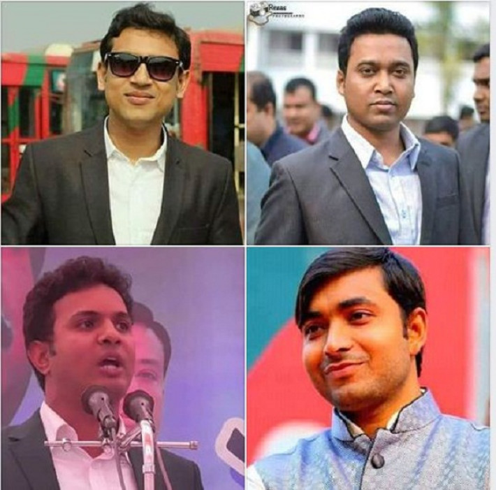 কেন্দ্রীয় ও ঢাকা বিশ্ববিদ্যালয় ইউনিটের সাভাপতি-সাধারণ সম্পাদক