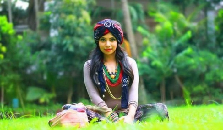 অভিনেত্রী কাজী নওশাবা আহমেদ।