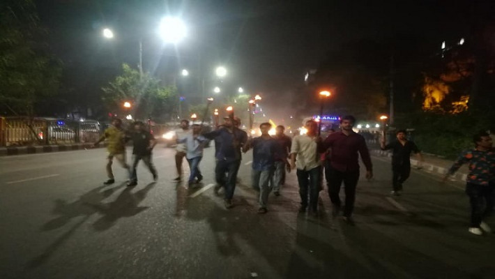  তফসিল প্রত্যাখ্যান করে ছাত্রদলের বিক্ষোভ