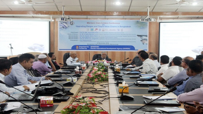 পাঙ্গাস ও তেলাপিয়া মাছের মুল্য সংযোজন বিষয়ক এক কর্মশালা