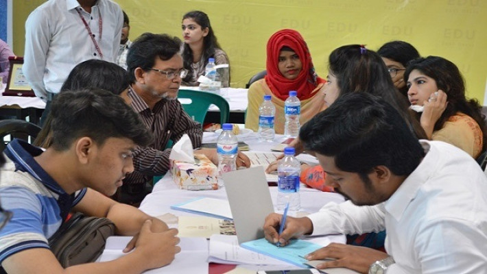 ইস্ট ডেল্টা ইউনিভার্সিটিতে দিনব্যাপী ভর্তি মেলা শুরু  
