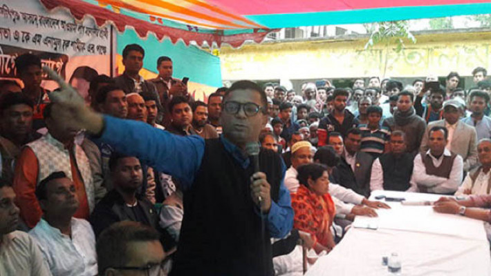 গণসংযোগ ও জনসভায় ব্যস্ত এ কে এম এনামুল হক শামীম