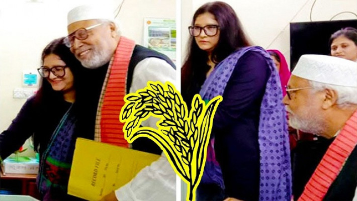 কুঁড়ি সিদ্দিকীর সঙ্গে তার বাবা বঙ্গবীর কাদের সিদ্দিকী