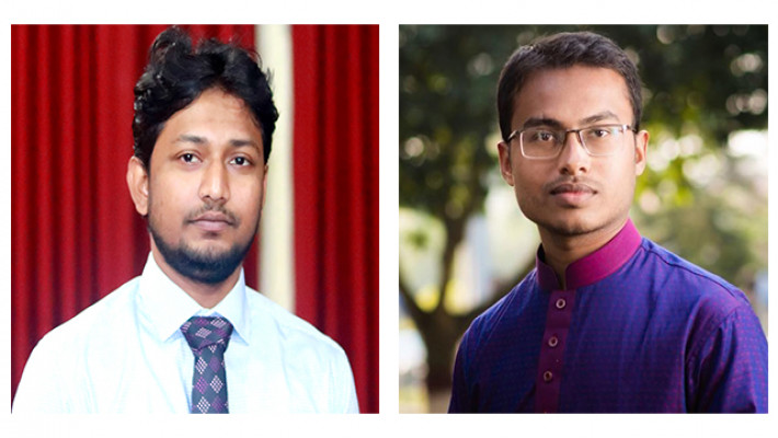 সভাপতি মোফাজ্জল (বামে) সম্পাদক সিফাত