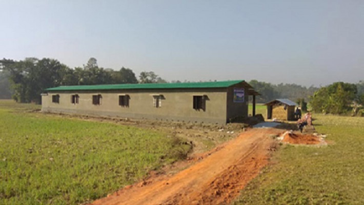 রাঙ্গুনিয়া উপজেলায় হালিমপুর গ্রামে ব্যক্তি উদ্যোগে নির্মিত হয়েছে আশোবা ওয়াজেদ প্রাথমিক বিদ্যালয়