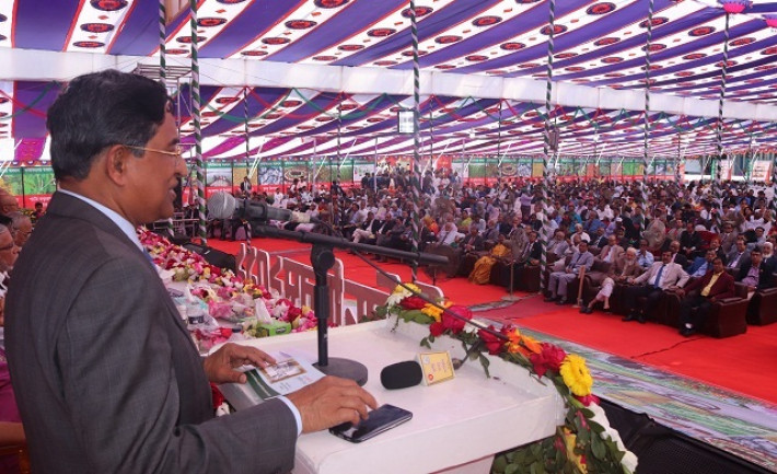 সেমিনারে বক্তব্যে রাখছেন কৃষিমন্ত্রী ড. আব্দুর রাজ্জাক