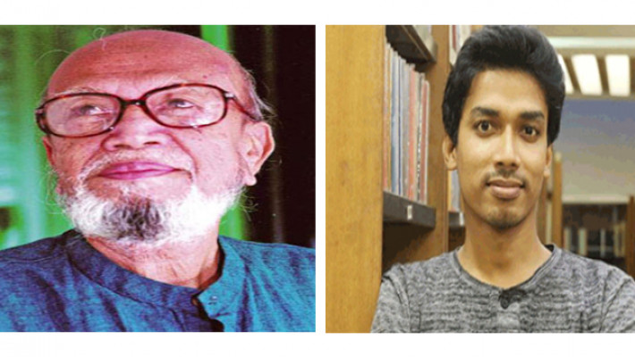 কবি আল মাহমুদ ও আলমগীর শাহরিয়ার