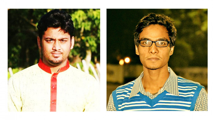  শহিদুল হক শিশির (বামে) এবং মেহেদী হাসান মিজান