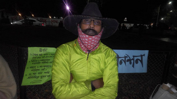 ডাকসু নির্বাচ‌ন: ফের অনশনে ওয়ালিদ আশরাফ