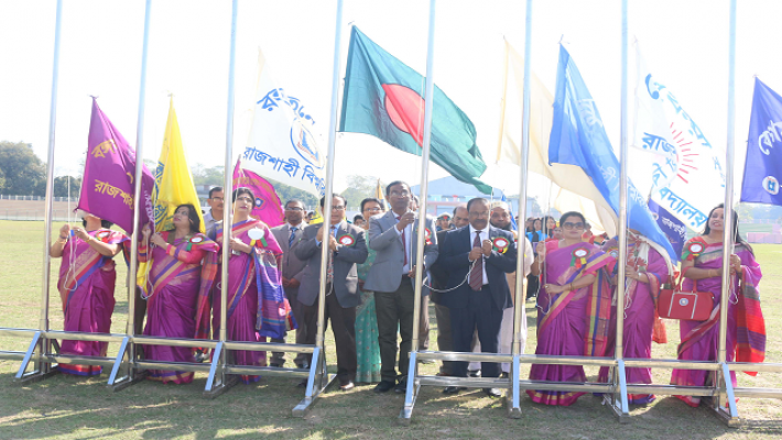 রাবির ছাত্রী হলগুলোর বার্ষিক ক্রীড়া প্রতিযোগিতা শুরু