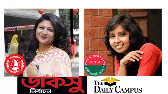 শান্তা (বামে)  এবং মানসুরা 