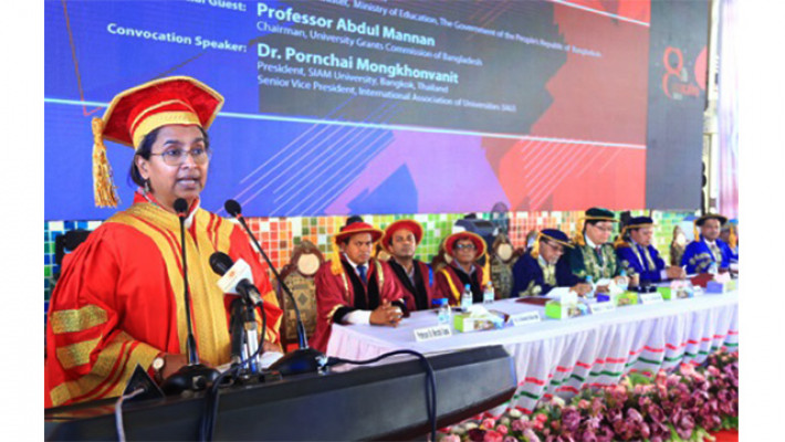 জমকালো আয়োজনে ড্যাফোডিল ইউনিভার্সিটির ৮ম সমাবর্তন