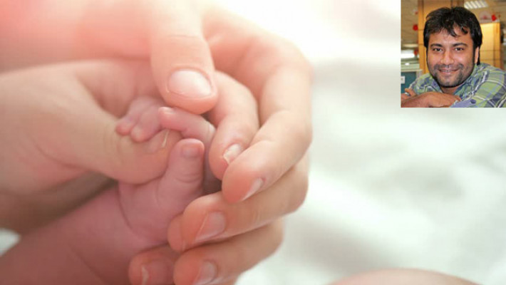 প্রতীকী ছবি। ইনসেটে লেখক