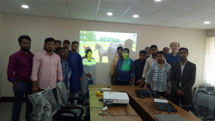 হাবিপ্রবিতে দুগ্ধ খামারীদের ১০ দিন ব্যাপী প্রশিক্ষণ 