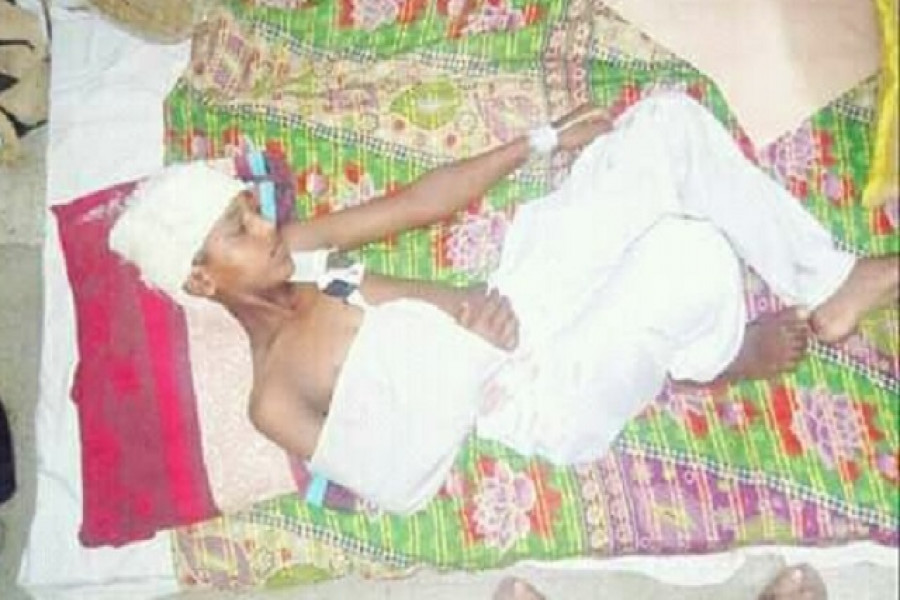 আহত শিক্ষার্থী রায়হান তালুকদার