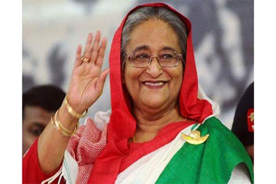 আমি ফুটবল পরিবার থেকেই উঠে এসেছি: বঙ্গবন্ধু স্টেডিয়ামে প্রধানমন্ত্রী