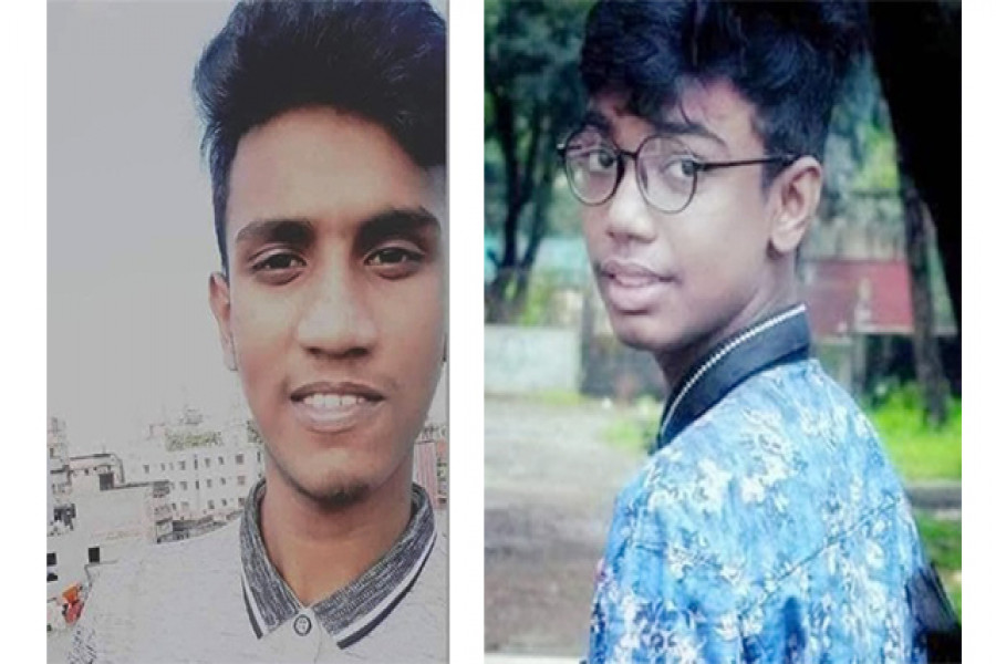 নিহত দুজন তুহিন ও নোমান।