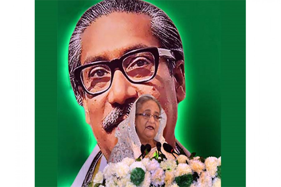  জাতীয় স্বাস্থ্যসেবা সপ্তাহ ও জাতীয় পুষ্টি সপ্তাহের উদ্বোধনী অনুষ্ঠানে প্রধানমন্ত্রী শেখ হাসিনা